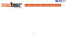 Tablet Screenshot of madbearproductions.com
